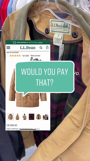 Would you pay $50 for a used jacket? #thrift #thriftfinds #thriftstorequeen #thrifting #thrifttok #thriftwithme