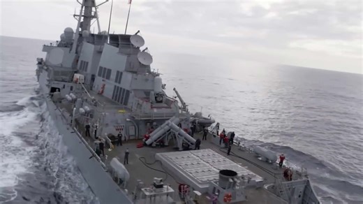 Chinese warship miscalculates American destroyer capabilities