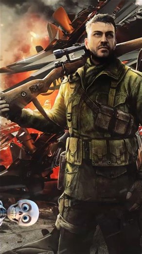 Surviving an angry enemy sniper elite #shorts