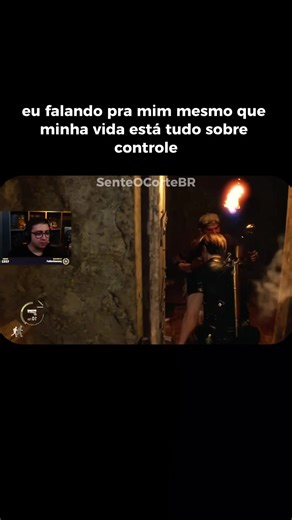 Eu falando pra mim mesmo que minha vida está sobre controle Canal: Lives do Alanzoka Video: Alanzoka jogando resident evil 4 remake - Parte 3 #residentevil #alanzoka #meme #humor
