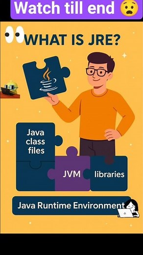 💯JRE Explained Simply! Run Java Programs Easily 🚀📘 #fullstackjava #education #javaee