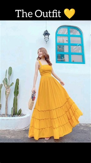 Stunning Yellow Maxi Dress Look 💛 | Summer Fashion Outfit Ideas 2026 #shorts #ootd #outfitideas #yt