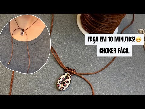 How to make a macrame choker in 10 minutes (Easy step-by-step instructions)