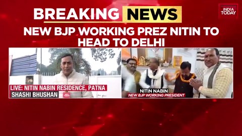 BJP appoints Nitin Naveen as national working president; leader leaves for Delhi