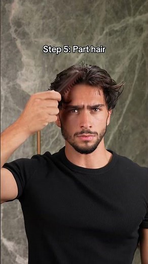 Textured middle part tutorial