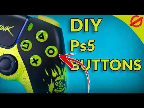 How To Make Custom PS5 Controller Buttons | Epoxy Resin