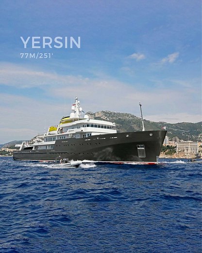 BACK FOR CHARTER - 76.6m / 251'3" Piriou YERSIN, the greenest explorer yacht in the world, is ready for your Mediterranean adventures this summer 2021. Eco-focused explorer motor yacht YERSIN is one of the planet’s most environmentally-friendly vessels. Guests can look forward to unique adventures in complete comfort and also enhance their knowledge of the seas and the planet thanks to the yacht's A.S.E approach: Adventure, Science, Education. Boasting a large array of fantastic features, YERSIN