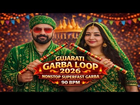 Gujarati Garba Loop 2026 💃 | Nonstop Superfast Garba | Himanshu Ojha Music