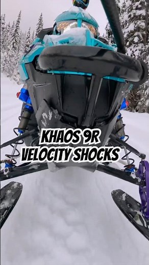 Walker Evans Velocity Shocks on Polaris Khaos 9R Snowmobile #suspension