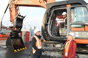 'Work on the new hospital under way' - Construction phase begins