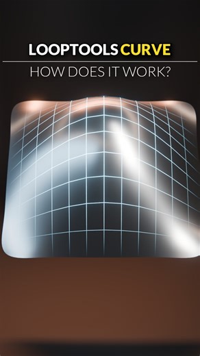 Joshua Eastaway | 3D Modeller | Ever wondered how to use the LoopTools curve operation in Blender? Personally, I’d never found a good use case for it and still find it a... | Instagram