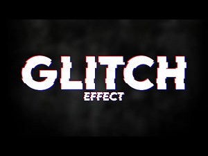 How to make text GLITCH EFFECT (Paint.net)