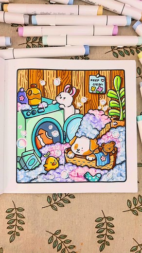 New Bubble Coloring Technique for Faster Results