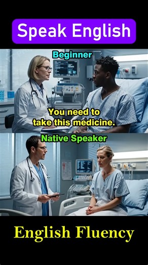 Doctor And Patient Conversation | Beginner vs Native speaker #conversation #dailyenglish #BeginnerEnglish #nativeenglish #english | English Fluency Hub