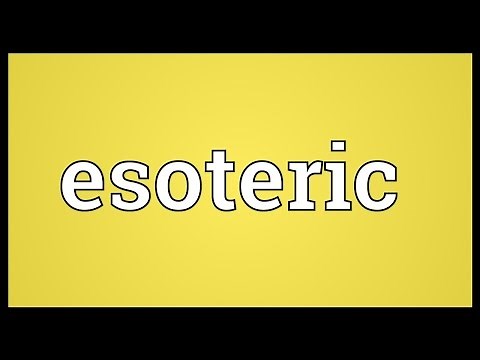 Esoteric Meaning