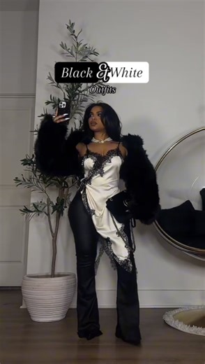 Timeless black and white outfit ideas