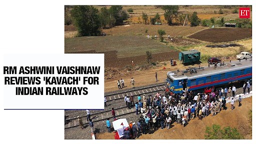 7.3K views · 345 reactions | 'Kavach' for Indian Railways: Ashwini Vaishnaw reviews indigenous train collision avoidance system Track latest news updates here https://bit.ly/3IJ6zkM | The Economic Times | Facebook