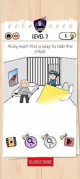 brain test 2 level 7 Prison Escape Walkthrough And Solution
