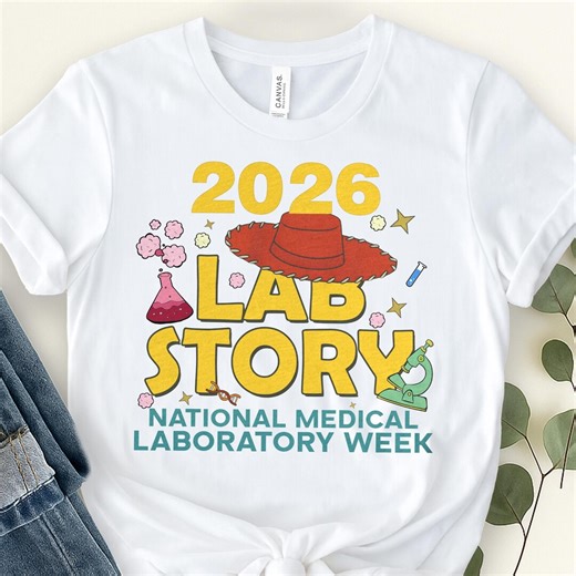 Lab Story T-shirt, Funny Scientist Apparel, Lab Week 2026, Lab Assistant Phlebotomist, Scientist, Medical Lab Tech Mlt Tee, Science C1NM02 - Etsy