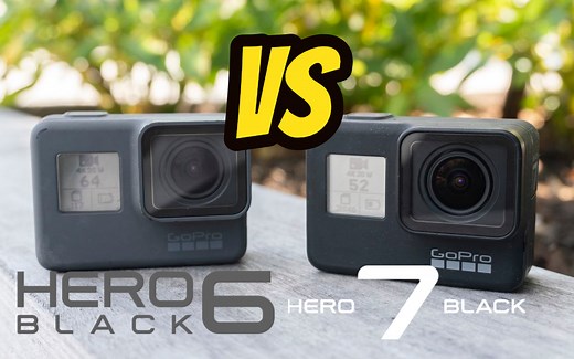 【测评】全新GoPro 7对比GoPro 6 | HyperSmooth防抖是否值得升级