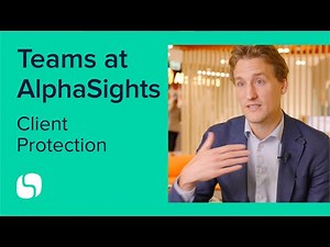 Working on the Client Protection team at AlphaSights