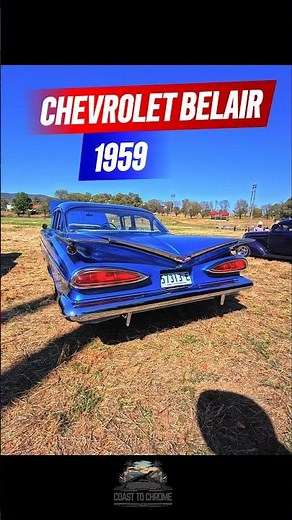 BATWING BEAUTY! 🦇 1959 Chevy Bel Air at Tumut