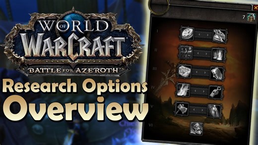 BFA research options overview! Better than order hall advancements? | Battle for Azeroth