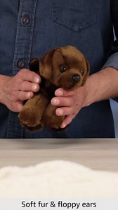 Aurora® Adorable Mini Flopsie™ Lil' Lucky™ Stuffed Animal - Playful Ease - Timeless Companions - Brown 8 Inches