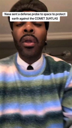 Çetin Bozkurt on Instagram: "NASA sent a defense probe into space to protect earth from this Comet 3I/atlas that may or may not be aliens spacecraft or technology that's rapidly heading towards earth. Oct 26, 2025"