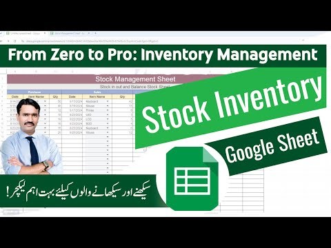 From Zero to Pro: Master Inventory Management in Google Sheets | Stock Management Tips