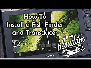GARMIN FISH FINDER INSTALLATION AND SETUP | HOW TO