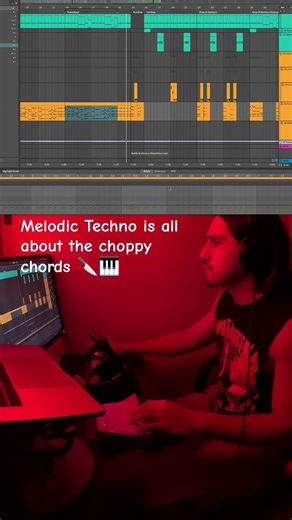 Melodic Techno chords 🔪🎹#melodictechno #melodichouseandtechno #progressivehouse #techno