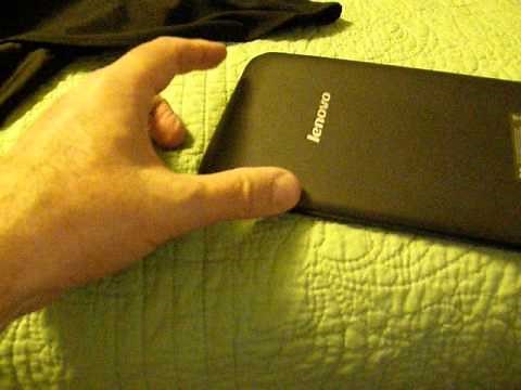 Unfreeze or reset a Lenovo A 1000 L Tablet PC