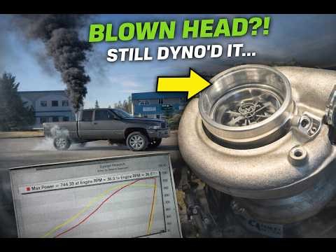 Blown Head Gasket on the Dyno… Fenley 69/73 Test + New Head Install