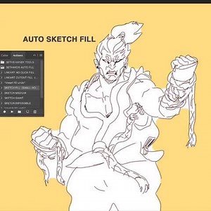 9.9K views · 182 reactions | “Auto Sketch Fill” by Seth St. Pierre* • Tutorial of the Day | https://gum.co/Tdvg • CharacterDesignReferences.com :|] #CharacterDesign #Tutorials #HowToDraw #Animation | Character Design References | Facebook