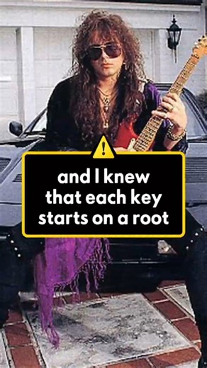 and I knew that each key starts on a root