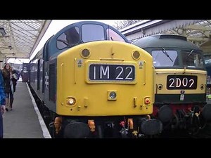 The British Rail Class 40 Diesel Locomotive BURY EAST LANCASHIRE RAILWAYS