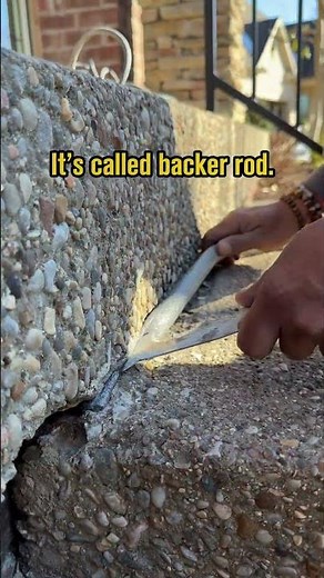 Backer Rod Explained | The Mini Pool Noodle of Concrete 🏡 #homemaintenance #concretecare #diy