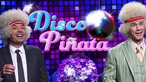 Disco Piñata with John Cena! | The Tonight Show Starring Jimmy Fallon