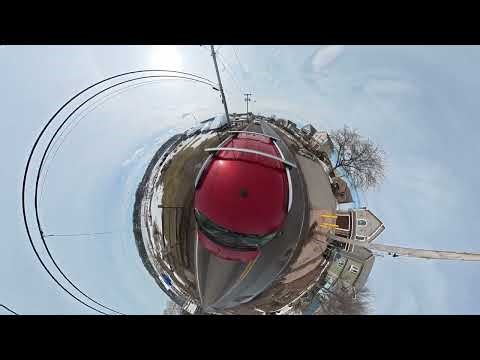 4K 360FOV Driving and Walking around Irondequoit Bay Outlet Bridge