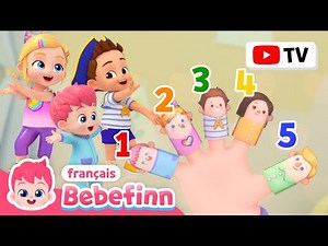 La Chanson des Chiffres et de l'Alphabet +Comptines | Bebefinn en français 👶 Chansons pour Enfants
