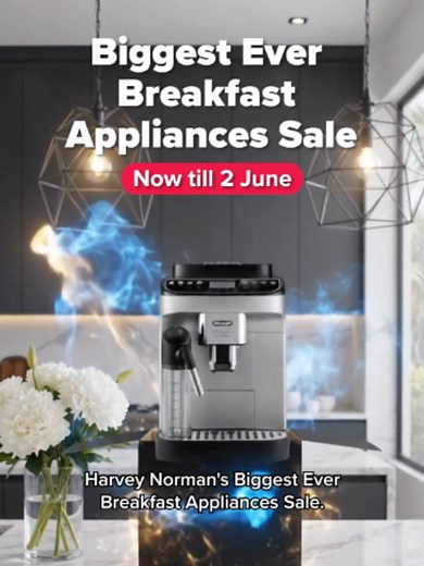Biggest Ever Breakfast Appliances Sale — Win 1 of 10 Coffee Machines