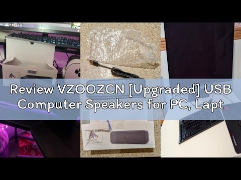 Review VZOOZCN [Upgraded] USB Computer Speakers for PC, Laptop, Desktop, Small External Speakers wit