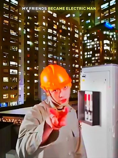 normal friend vs electric man #shorts #electric