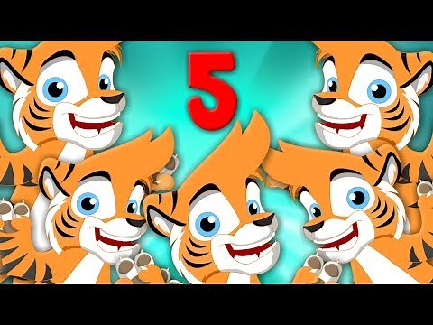 Five Big Tigers | Nursery Rhymes | Children Songs | Kids Rhyme