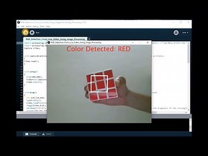 Real-Time RGB Colour Detection From Live Video Using Processing IDE