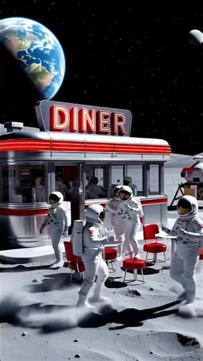 Astronauts Having Lunch on the Moon 🍔🌕 | Fun Space Comedy Skit