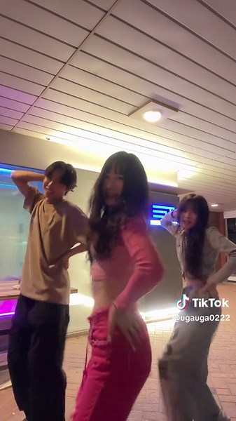 Choreographed Dance Routine with Neon Lights