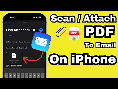How to Scan and Attach a Document to an Email on iPhone Mail App (PDFs)