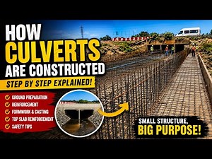 Culvert Construction: Base Slab to Top Slab | Full Process Explained